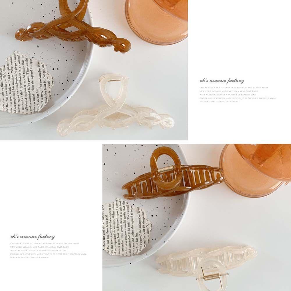 Kẹp Tóc Nhựa Màu Sắc Kẹo Ngọt Thiết Kế Hình Học Thời Trang Cho Nữ