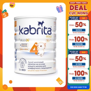 Sữa dê kabrita gold số 1,2,3,4 của nga hộp 800g date mới xa nhất 2024