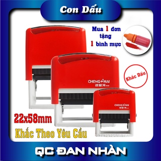 Con dấu đóng mộc, con dấu tên chữ ký KHẮC THEO YÊU CẦU 22x58 mm