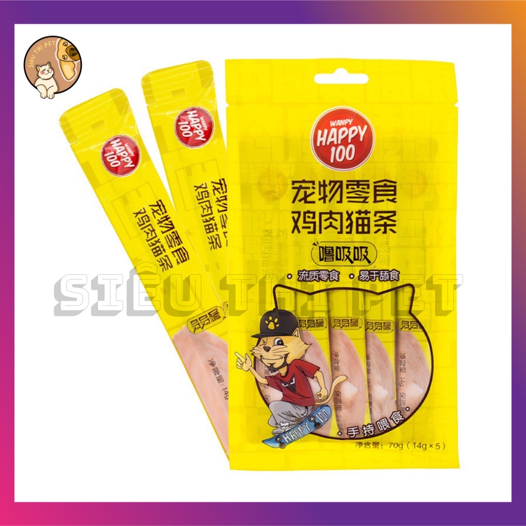 ( Hấp Dẫn ) Pate Mozzi's - Thịt hộp cho mèo trên 3 tháng tuổi Mozzi's Cat Food Churup Tuna &amp; Salmon 160g
