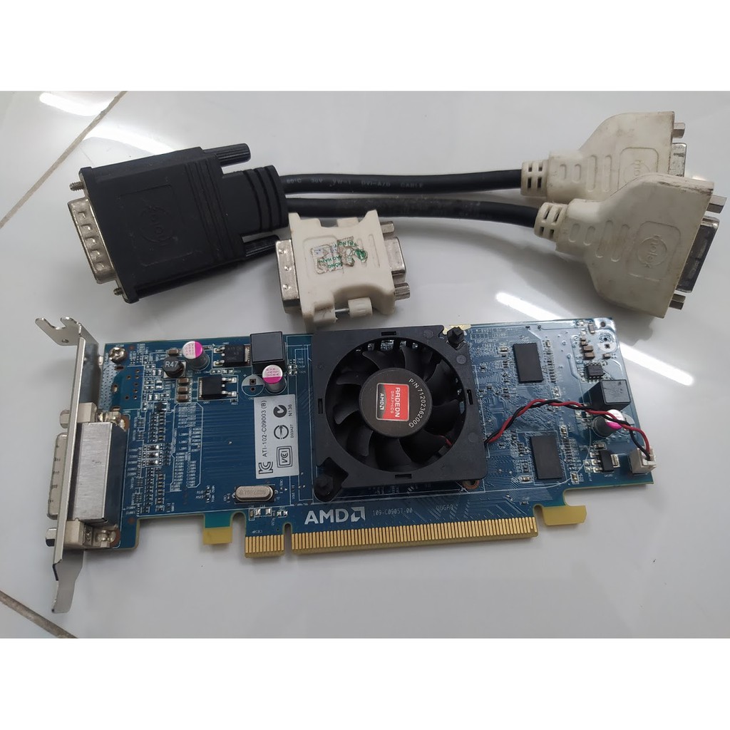 VGA Card màn hình Dell AMD Radeon HD 6350 hoặc 5450 512MB DDR3 64-Bit Low Profile bát sắt lùn