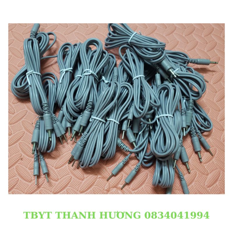 Dây xung điện jack 3.5, Dây xung điện dùng cho máy vật lý trị liệu, Goldlife, Doctor Home...