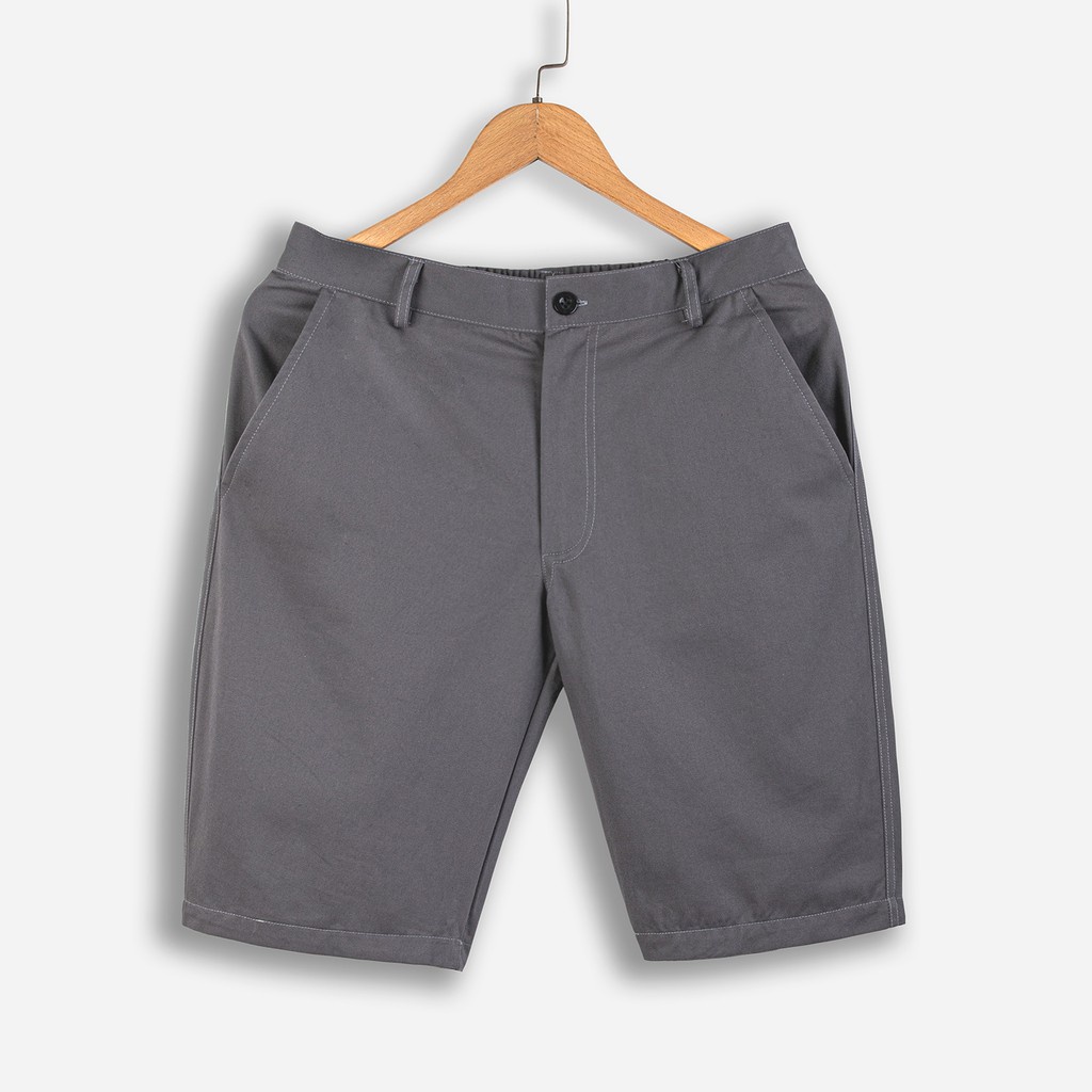 Quần Short Nam ROUGH Vải Kaki Mềm Mịn, 5 Màu Trẻ Trung, Phong Cách Hàn Quốc - Hàng nhập khẩu