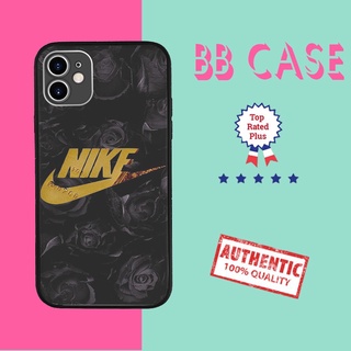 Ốp điện thoại nike ốp lưng nike hình hoa hồng đen dành cho Iphone 5 đến 12 Promax SUPPOD00094