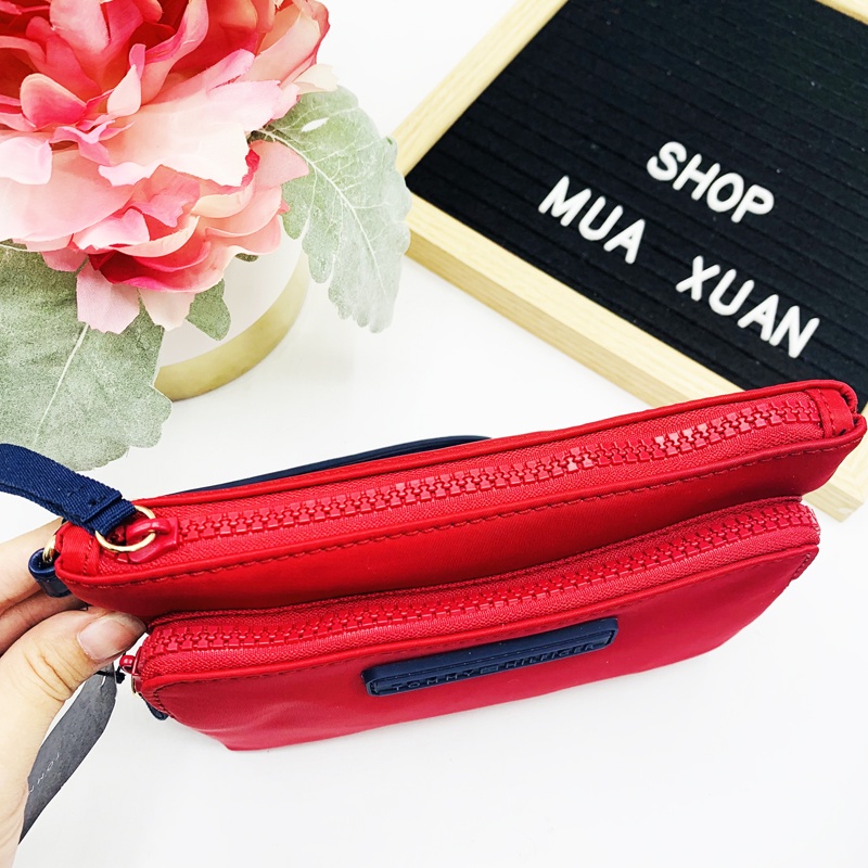 Ví Tommy Hilfiger Wristlet, Red