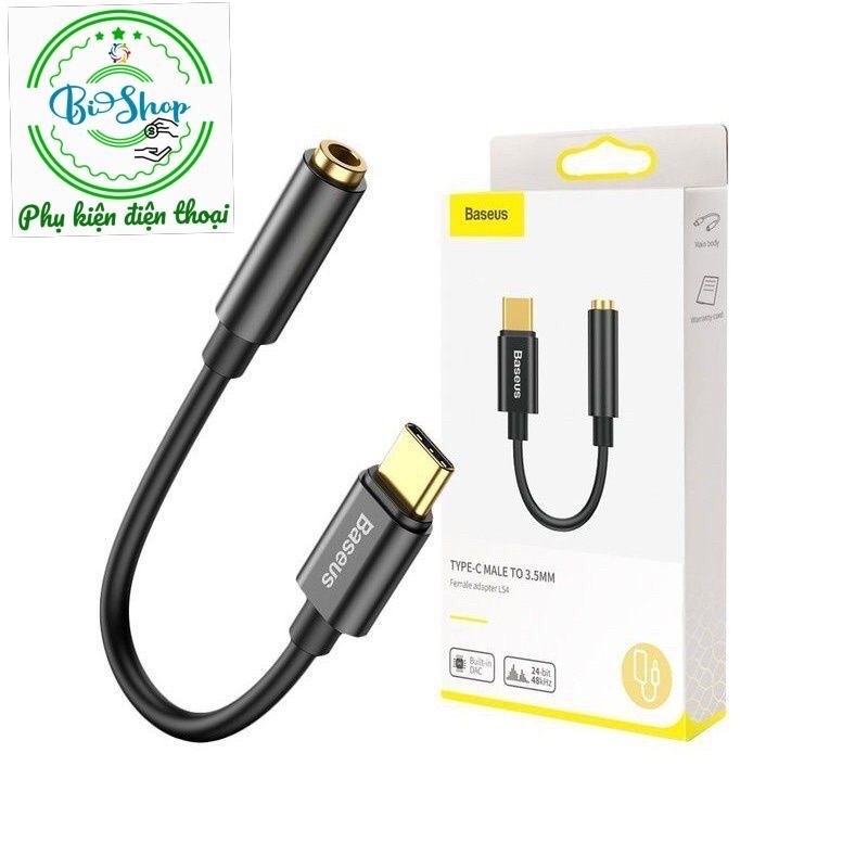 💥 Jack Chuyển Đổi TypeC Sang Đầu 3.5 Basues -L54 -Hỗ trợ Nghe Nhạc,Đàm Thoại dùng cho MICRO SAM SUNG