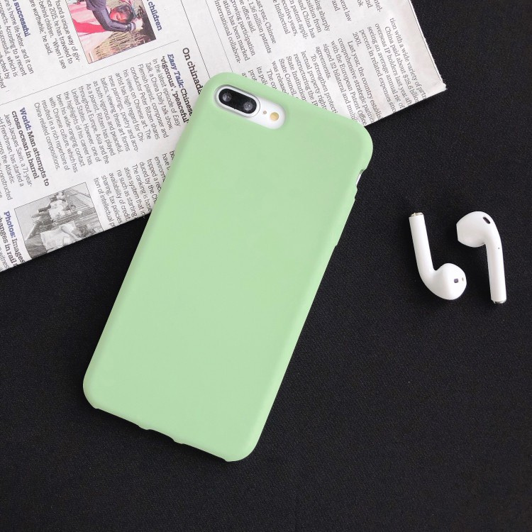 vivo 1808 1811 1820 1812 1807 1817 1801 1819 1806 1818 1816 1802 1814 1804 1805 1851 1815 Matcha green TPU silica gel solid color mobile phone case Simple plain mobile phone shell Soft shell of anti falling mobile phone protective cover