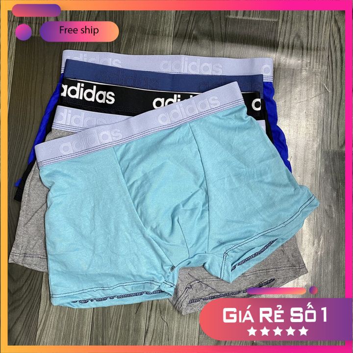 Quần sịp đùi nam⚡ FREE SHIP ⚡Quần lót nam dáng sịp đùi BOXER co giãn 4 chiều (Không hộp)- HALLO STORE