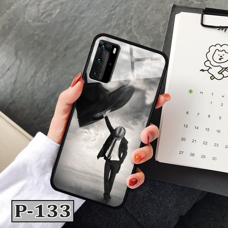 Ốp Huawei P40 Pro - lưng kính in hình 3D