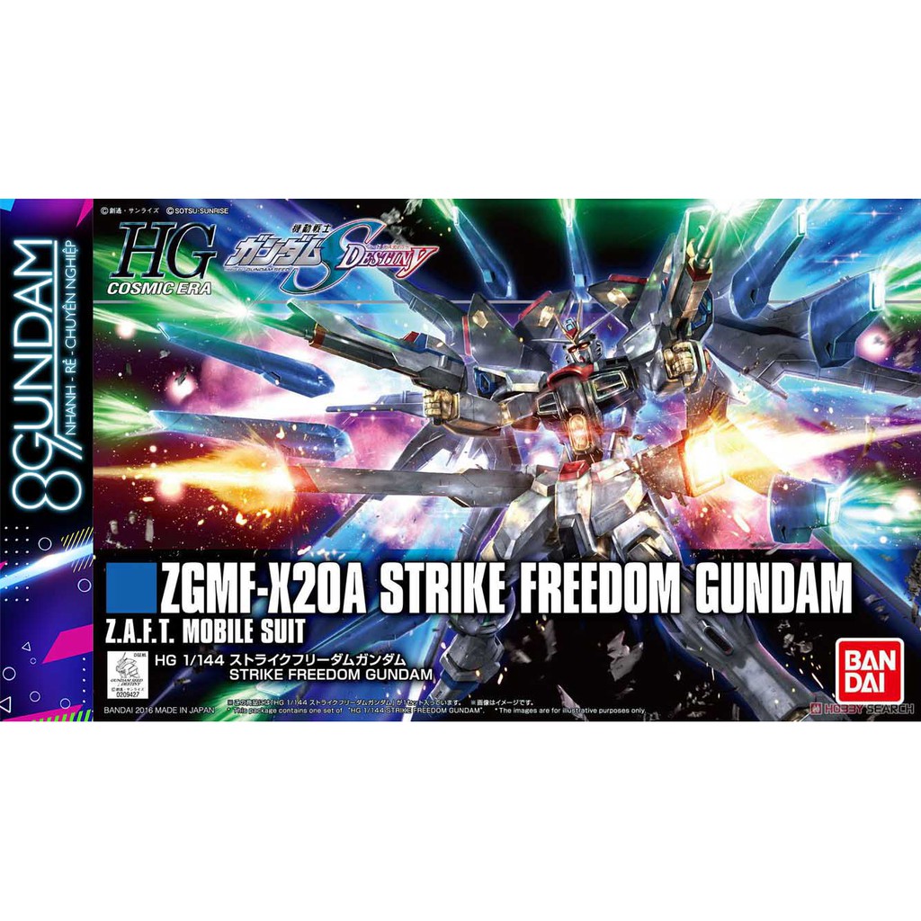 [Mã LIFE0503TOYS1 giảm 10% đơn 150k] Mô Hình Lắp Ráp Gundam HG CE Strike Freedom Revive