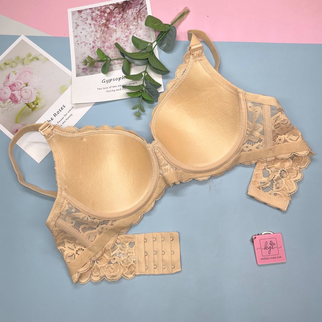 Áo lót ren nữ có gọng nâng ngực , áo ngực đệm mỏng quả to 2465