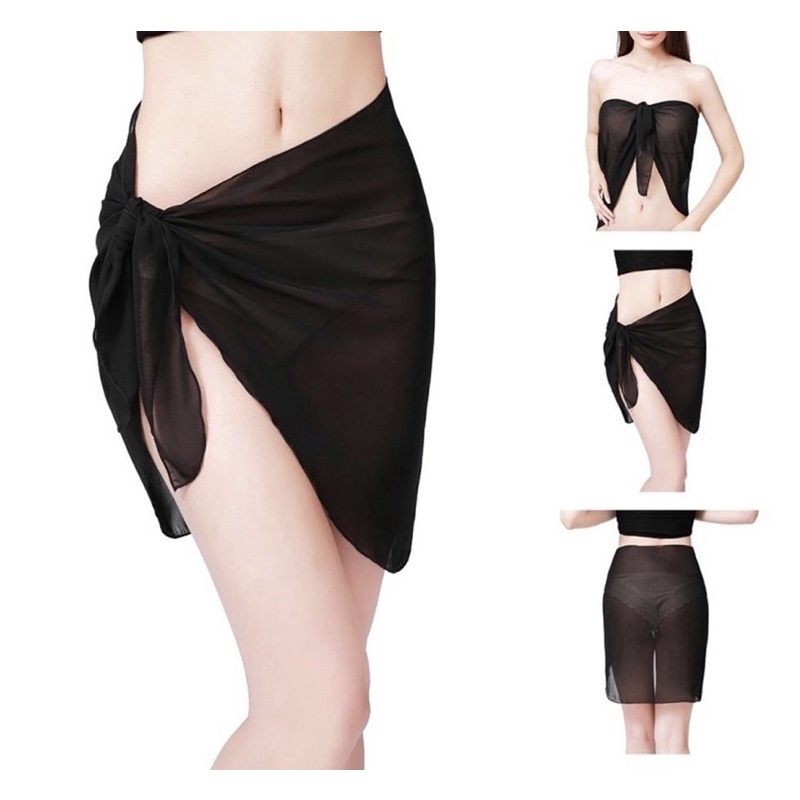 Khăn choàng mông bikini mặc được 2 kiểu