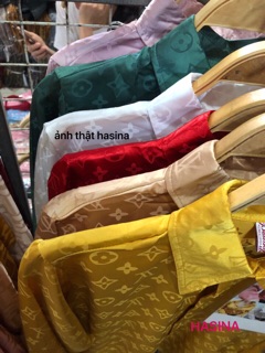 Áo Sơ Mi Lụa Gấm Siêu Hót (kèm ảnh thật)