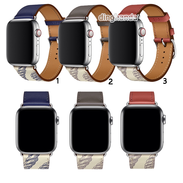 Dây Đeo Da Pu Cho Đồng Hồ Thông Minh Apple Watch Series 1 2 3 4 5 6 SE 7 38mm 42mm 40mm 44mm 41mm 45mm