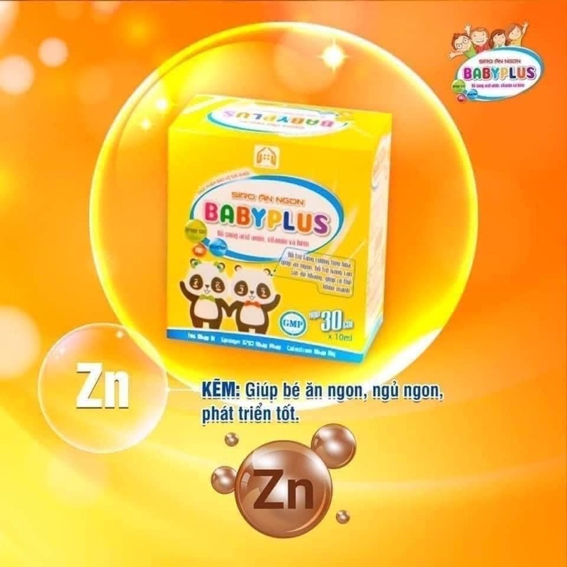 babyplus [HẾT BIẾNG ĂN ] Siro ăn ngon cho bé biếng ăn , táo bón ,chậm hấp thu [Baby plus ]