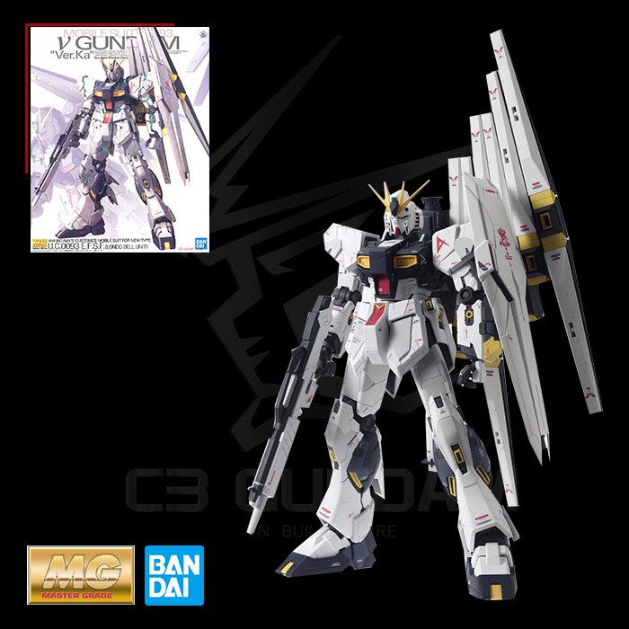 MÔ HÌNH LẮP RÁP GUNDAM MG 1/100 RX-93 NU GUNDAM VER KA BANDAI GUNDAM UC GUNPLA CHÍNH HÃNG NHẬT BẢN