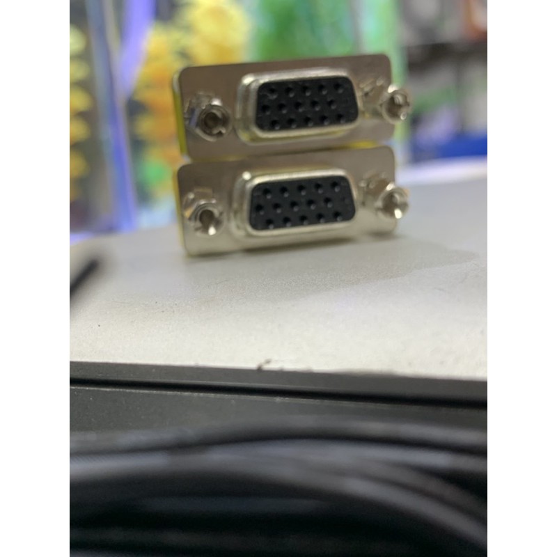 Đầu nối dài dây vga 15 chân, nối dài 2 sợi dây vga 2 đầu âm, ( cái )