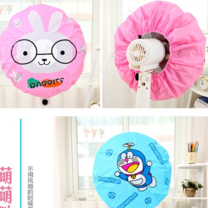 Vỏ Bọc Quạt Chống Bụi Hình Vật Ngộ Nghĩnh, Lưới Bọc Trùm Quạt An Toàn Cho Bé &amp;  Tránh Bụi Bẩn Lizflower