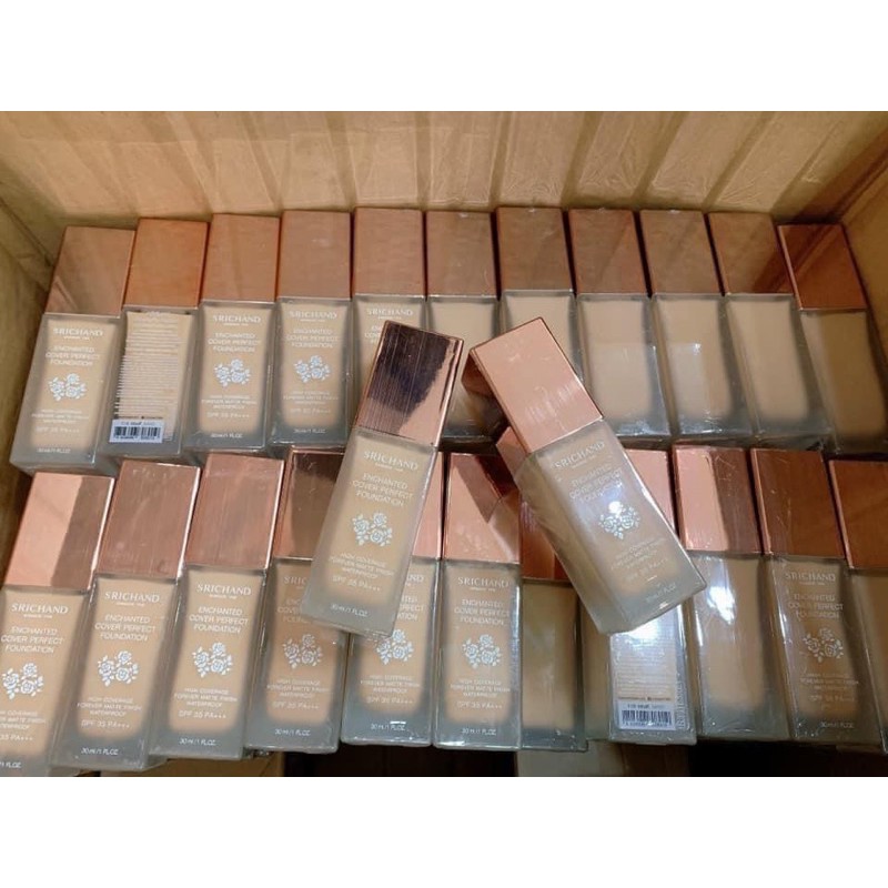 Kem Nền Srichand Thái Lan Enchanted Cover Perfect Foundation SPF35 PA+++ 30ml