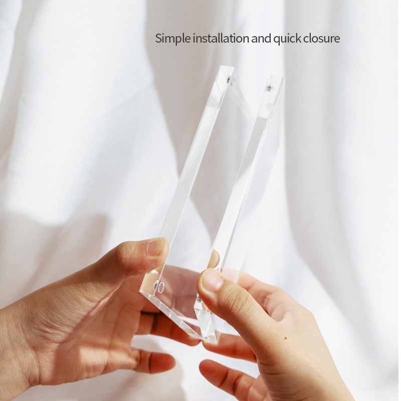 Giá Đỡ Trưng Bày Khung Ảnh Bằng Acrylic Trong Suốt