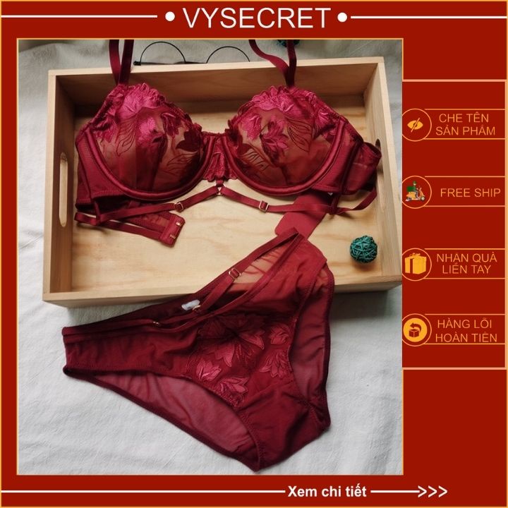 Bộ đồ lót B0310 ren hoa lưới có gọng cao cấp,sexy quyến rũ