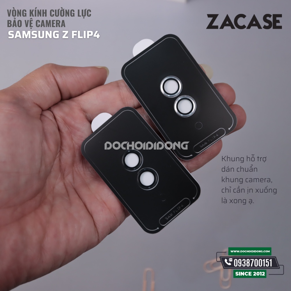 Vòng kính cường lực bảo vệ camera cho Samsung Z Flip4 ZACASE