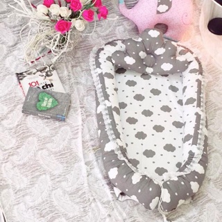 NÔI NGỦ CHUNG GIƯỜNG CHO BÉ(tặng kèm gối)