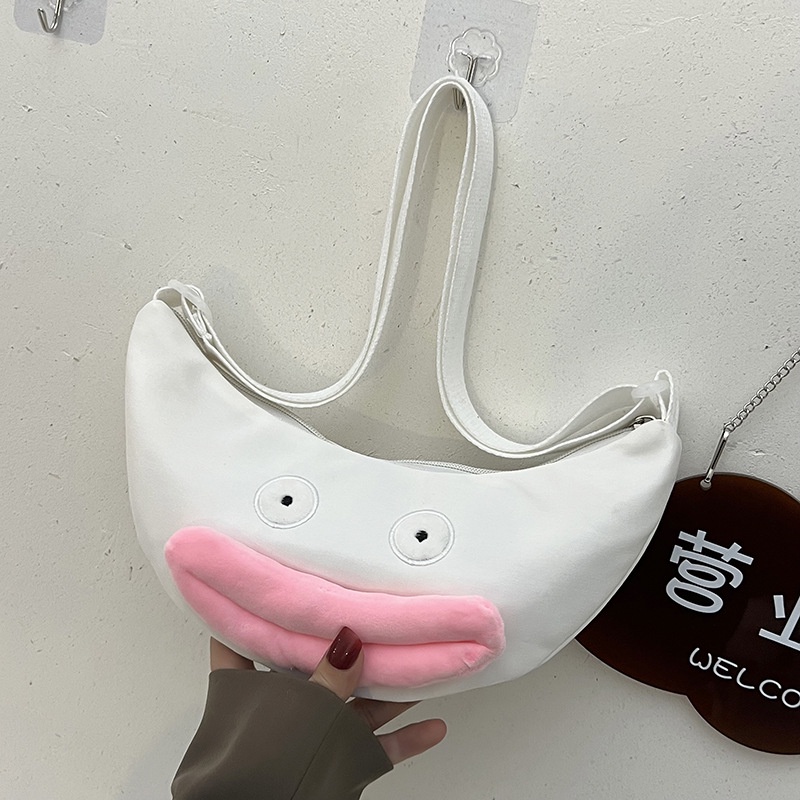 Túi Đeo Chéo Hình Chú Cừu Lười Dễ Thương Cho Nữ