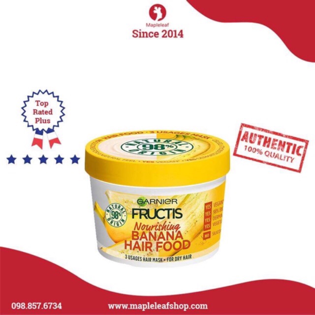 Mặt nạ Ủ tóc Garnier Banana 390ml | BigBuy360 - bigbuy360.vn