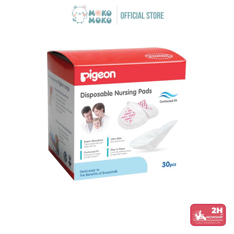 [THANH_LÝ] Miếng lót thấm sữa Pigeon 2018 - 60 miếng
