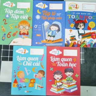 Set 5 quyển tập viết cho bé 5-6 tuổi