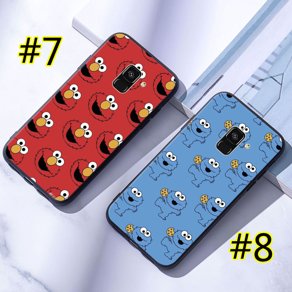 Ốp lưng Mềm In Hình Sesame Street Cho Samsung Galaxy A6 / A8 Plus / A7 / A9 2018