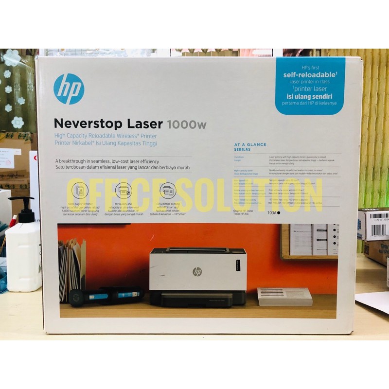 Máy in HP Neverstop Laser 1000w (4RY23A) Hàng Chính Hãng