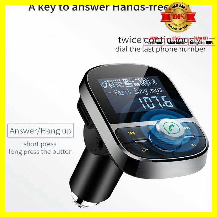 Tẩu nghe nhạc ô tô nhãn hiệu Hyundai HY-92 nghe nhạc MP3 có tích hợp cổng sạc USB - bảo hành 6 tháng