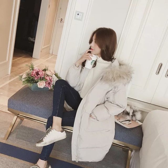 CÓ SẴN ÁO PHAO CỔ LÔNG DÁNG DÀI CÓ ẢNH THẬT | BigBuy360 - bigbuy360.vn