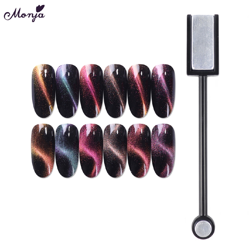 Thanh nam châm gel UV Monja dùng tạo hình mắt mèo cho móng tay