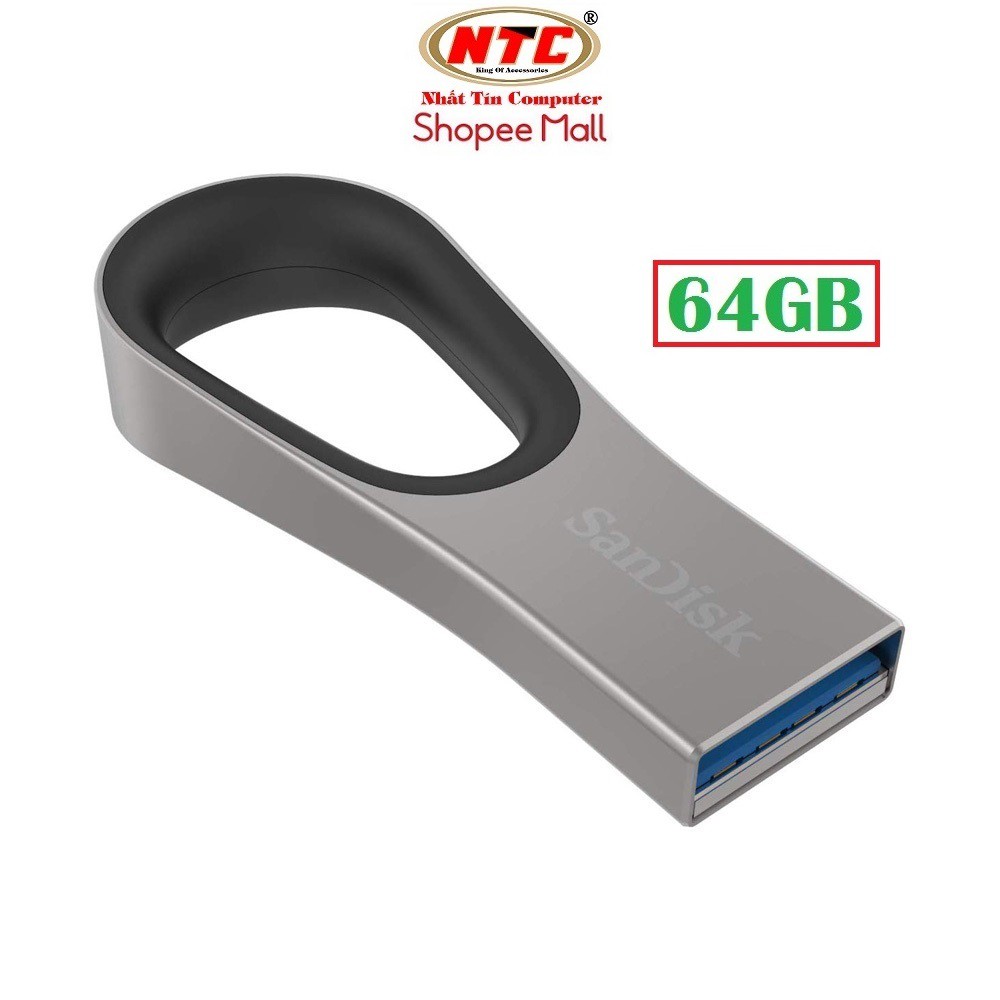 USB 3.0 SanDisk Ultra Loop CZ93 64GB 130MB/s (Bạc)