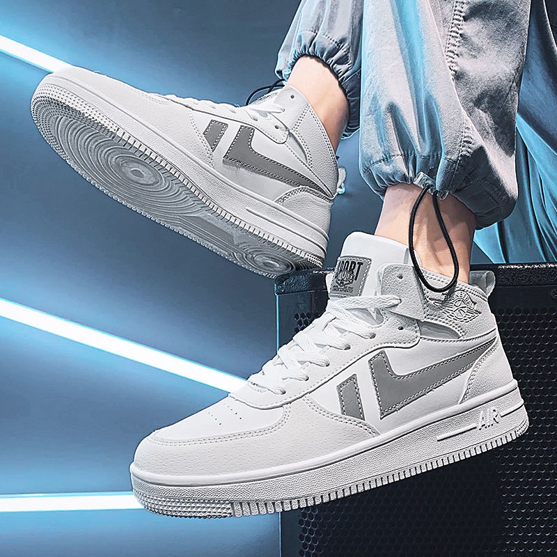 Giày thể thao Air Force No. 1 vải canvas thoáng khí phong cách Hàn Quốc tùy chọn màu sắc cho nam