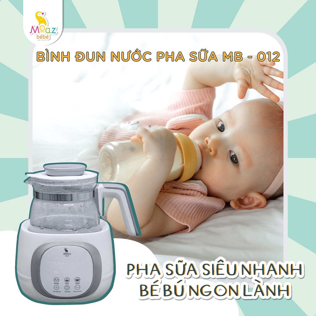 BÌNH ĐUN NƯỚC ĐA NĂNG giữ nhiệt MOAZ BÉBÉ chính hãng