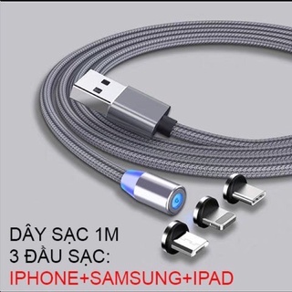Cáp sạc nam châm ip,micro usb,type-c