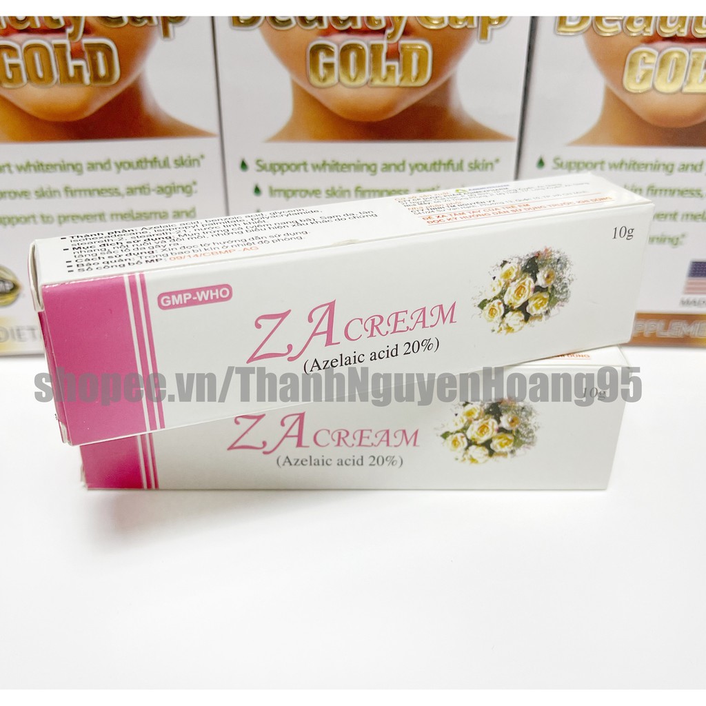 Kem giảm mụn, giảm thâm nám, tàn nhang ZA cream 10g