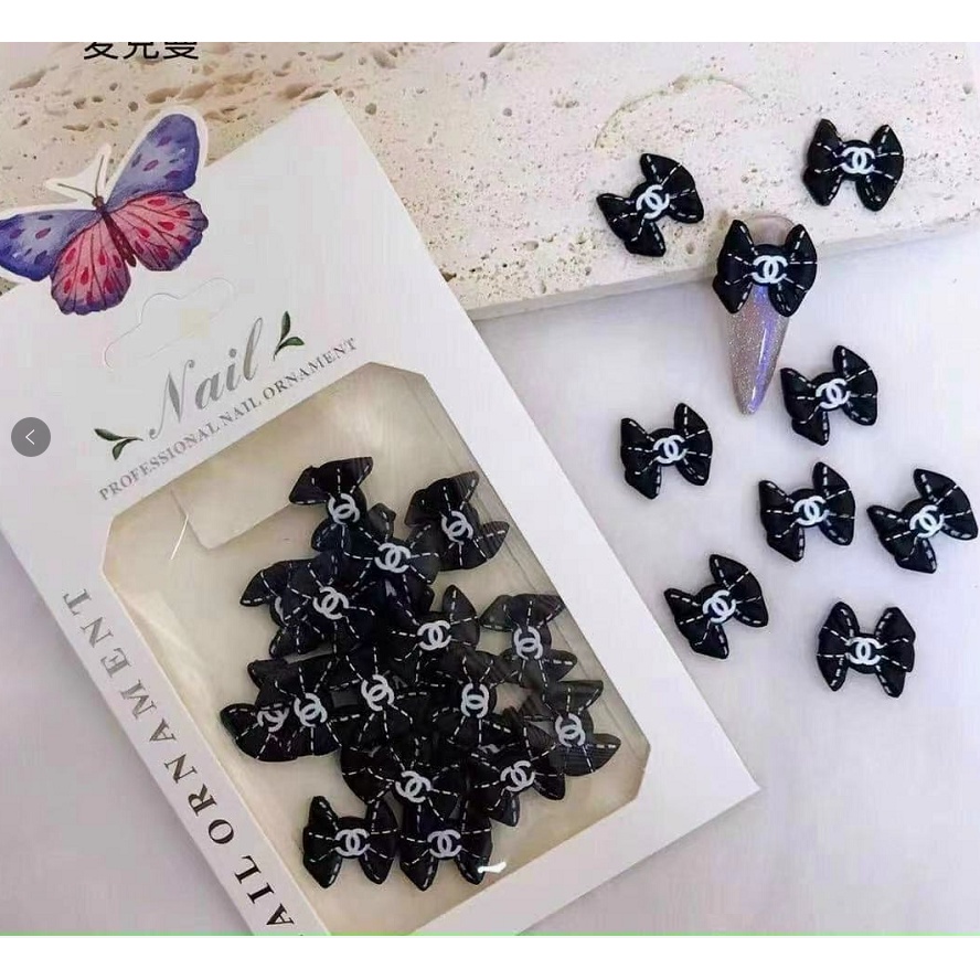 Charm nơ trang trí nail siêu xinh a lẻ cái