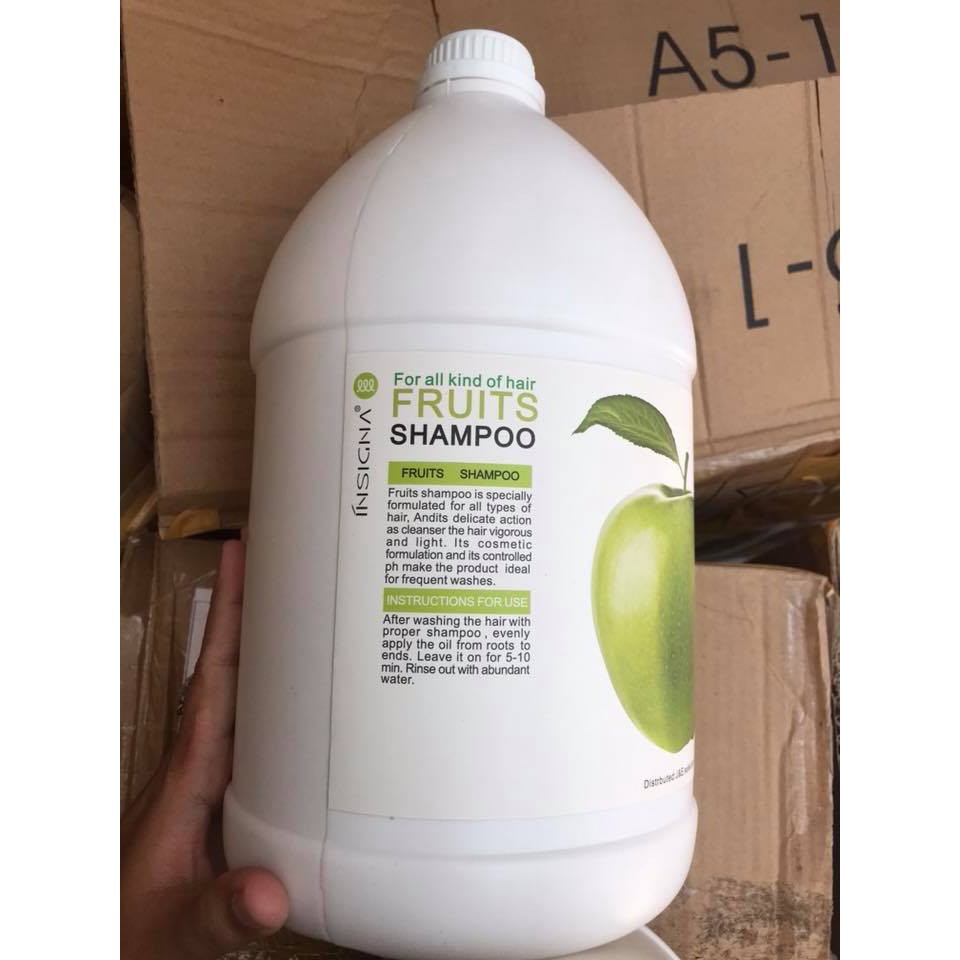 Dầu gội trái cây chuyên nghiệp cho salon Insigna Fruits 4000ml