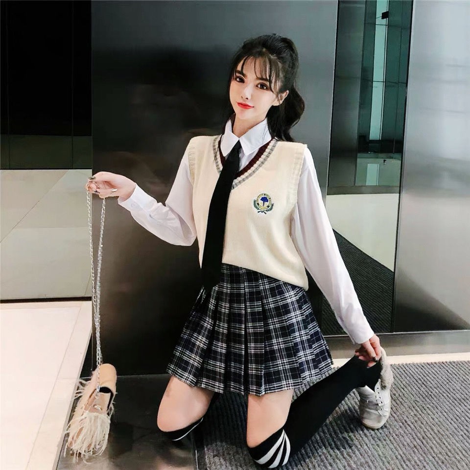 Chân Váy Caro Tennis xếp ly chữ a ngắn nữ ulzzang kẻ đen xòe cạp lưng cao vintage đẹp hàn quốc có quần trong Kozoda CV22 | BigBuy360 - bigbuy360.vn
