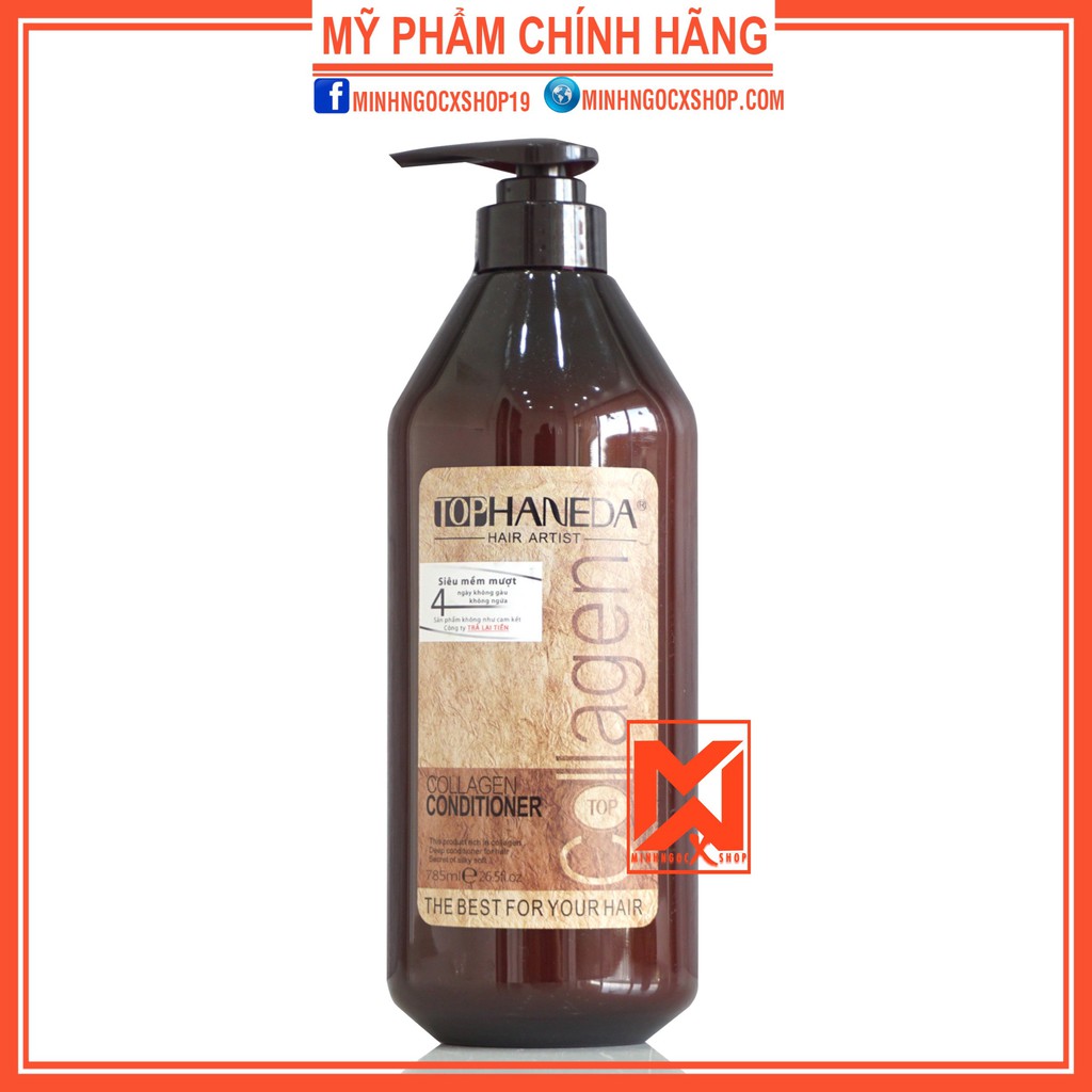 Dầu xả phục hồi HANEDA COLLAGEN 785ml chính hãng