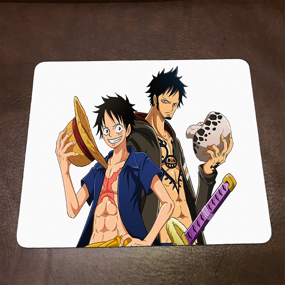 Lót chuột máy tính Anime one piece wallpaper 9 Mousepad cao su êm ái. Nhận in theo yêu cầu