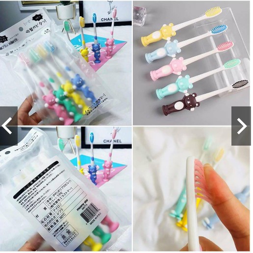 Combo bàn chải đánh răng cho bé hình thú