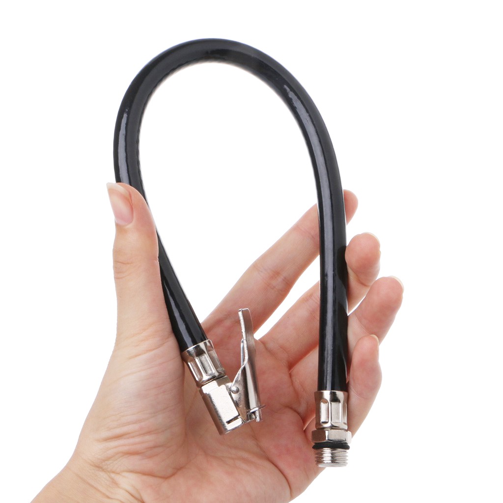 Dây vòi bơm cao áp Chân 12 có van kẹp tự khóa cho các van lốp xe hơi