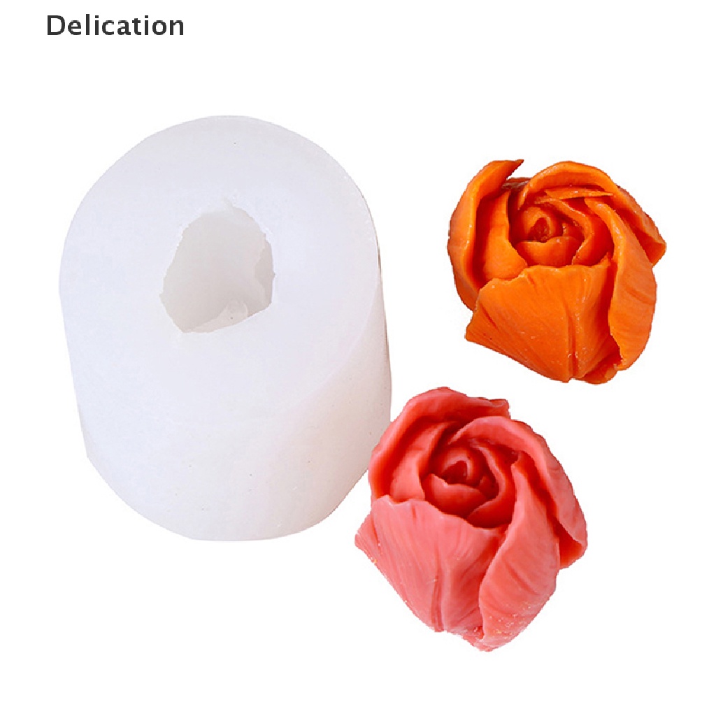 Khuôn silicon hình hoa 3D làm bánh tiện lợi DIY
