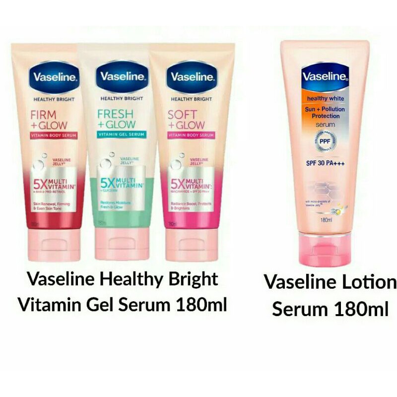 Serum Vaseline dưỡng trắng sáng da chống nắng SPF 30 180ml